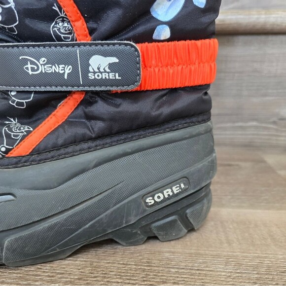 Sorel Disney X flurry Frozen snow boots features Olaf kids size 2 - Picture 5 of 7